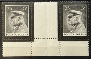 POLSKA Fi.275** x2, 1935r - Wydanie żałobne po śmierci Józefa Piłsudskiego