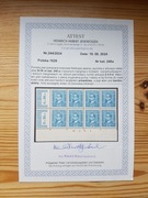 Ośmioblok znaczka Fi. 240 a czyste** +liczba r, margines RZADKIE