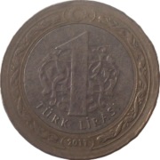 Turcja 1 lira z 2011 roku - OBEJRZYJ MOJĄ OFERTĘ