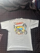 Vintage Harley-Davidson T-Shirt USA Duże Logo + Back Print Marbella