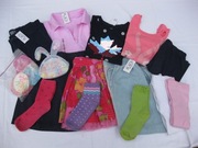 ŚLICZNY ZESTAW MARKOWYCH UBRAŃ DZIEWCZYNKA 6-7/116-122 GRATISY