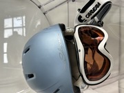 Kask narciarski SALOMON 53-56cm i gogle