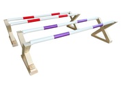 Zestaw przeszkód cavaletti kawaletki krzyżak skoki hobby horse poprzeczki