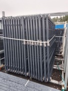 Brama palisadowa 2 skrzydłowa z przykręconym panelem 153/400 Fi4