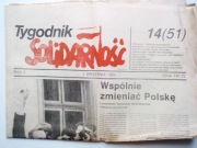 Tygodnik Solidarność 1 września 1989 nr 14(51)