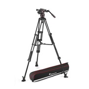 Manfrotto MVK608TWINMA. Statyw Alu MVTTWINMA głowica MVH608AH + torba