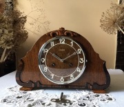 Zegar bufetowy JUNGHANS 1938 art deco amsterdamskie loft