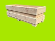 Donica drewniana doniczka ogrodowa meble ogrodowe balkon taras kwiaty