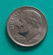 10 CENTÓW USA 2002 ONE DIME LIBERTY Roosevelt