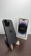 iPhone 14 Pro|Space Black|100% Baterii|Bardzo Dobry|Pełen Zestaw
