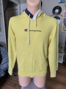 Champion bluza męska z kapturem żółta unisex kolorowe wstawki kangurka
