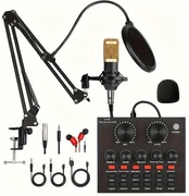 Zestaw do Podcastów z Mikrofonem Kondensatorowym BM800