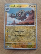 REVERSE HOLO Alolan Graveler 045/159 Karta POKEMON TCG S&V Journey Together