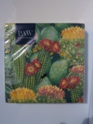 NIEZWYKLE DEKORACYJNE SERWETKI KAKTUSY OPUNCJE MAKI W CENIE KOMPLET 2 SZTUK