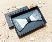 Mucha męska drewniana złoto Exclusive prezent ślub wesele Mvcha Nie Siada 