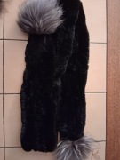 Szal OCHNIK, futro naturalne 