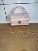 Torebka kopertówka kopertowa ręcznie robiona na kanwie