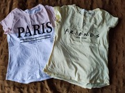 Dwa t-shirty r. 170 H&M