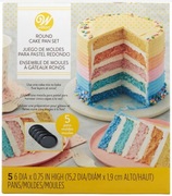 Zestaw 5 blach do tortu urodziny wypieki pieczenie słodycze 