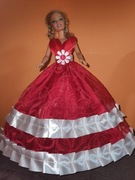 Suknia ,ubranko dla lalki barbie