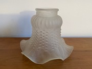 Stary Szklany Klosz Tulipan PRL Vintage