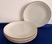 PORCELANA J. KRONESTER BAVARIA TALERZE DESEROWE ecru