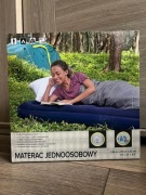 Nowy materac jednoosobowy campingowy – 185 x 79 x 22 cm