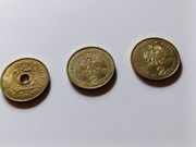 2 złote okolicznościowe 3 różne sztuki Euro 2006 WOŚP 10rocznica i JP 2005