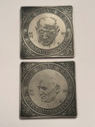 Jan Paweł II. Monety kolekcjonerskie. 2 klipy. Gyges