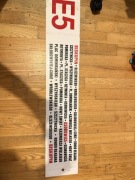 Tablica relacyjna tramwajowa „E5”