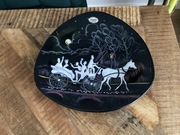 Ceramiczny talerz do zawieszenia Longwy France