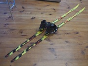 Zestaw biegowy Fischer  RCS Skating  dł. 195 cm, buty Salomon Carbon r. 40