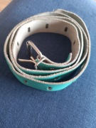 Pasek damski, niebieski, ok 100cm.