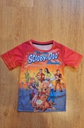Piękny, kolorowy t-shirt dla dziecka Scooby-doo. Rozmiar 120. Nowy