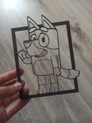 Ramka Bluey postać z bajki 