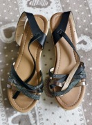 Buty sandały na lato na koturnie Jenny Fairy 40 Nowe