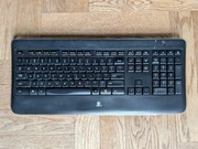 Bezprzewodowa podświetlana klawiatura Logitech K800