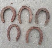 Stare podkowy ozdoba na szczęście zestaw 