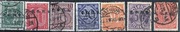 Plebiscyt Górny Śląsk Fi U1-U7, CGHS typ III, 7 zn. stemplowanych