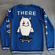 Sweter niebieski YETI - NEXT r. - 164 - NOWY!