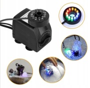 Uniwersalna Pompa z Regulacją Do Oczka Fontanny z 12LED 900 L/H 15W
