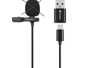 Mały Mikrofon Sandberg Streamer USB Clip model 126-40