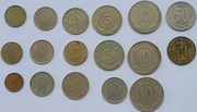 Zestaw 17 monet 1, 2, 5, 10, 50 Dinar, Dinarów i 25, 50 Para - JUGOSŁAWIA