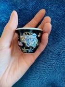 Czarka na herbatę chińska porcelana Famille Noir