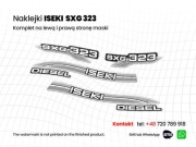 Naklejki nalepki traktorka ISEKI SXG 323 | ISEKI SXG 326