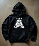Męska Czarna Bluza M Lord Father Prezent dla Taty