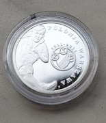 Moneta 5 złotych 2011 r Polonia Warszawa srebro 