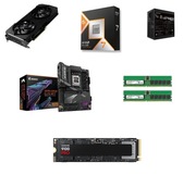 Ryzen 7 9800x3d,Gigabyte x870 elite Wifi, Rtx 4070Super12G Gainward,dodatki