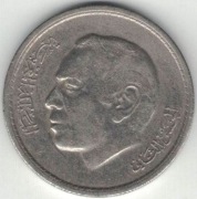 Maroko 1 dirham 1974 - 24 mm - nr 2
