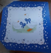 Mała serweta z gąskami, plamoodporna